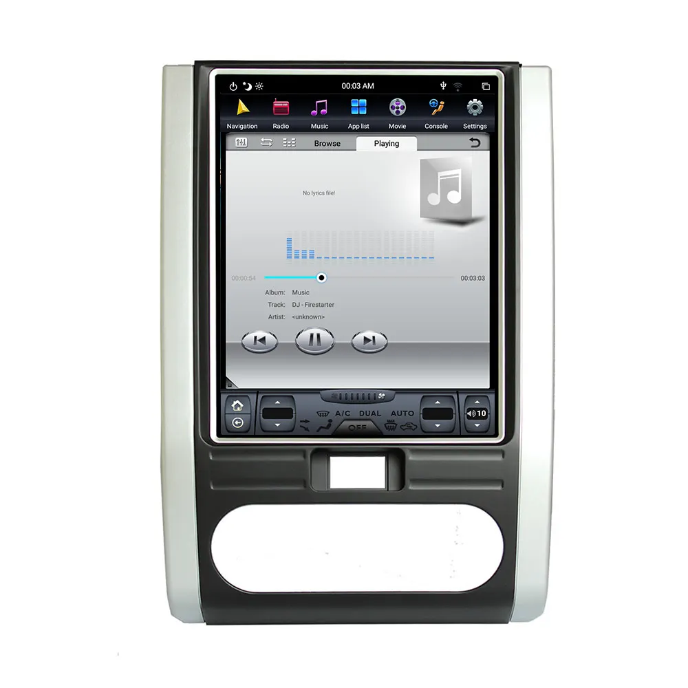 Flash Deal Tesla style Android 8.1 GPS Navigation Car DVD Player For NISSAN X-trail/Qashqai 2005+ Car Auto radio stereo multimedia player 4