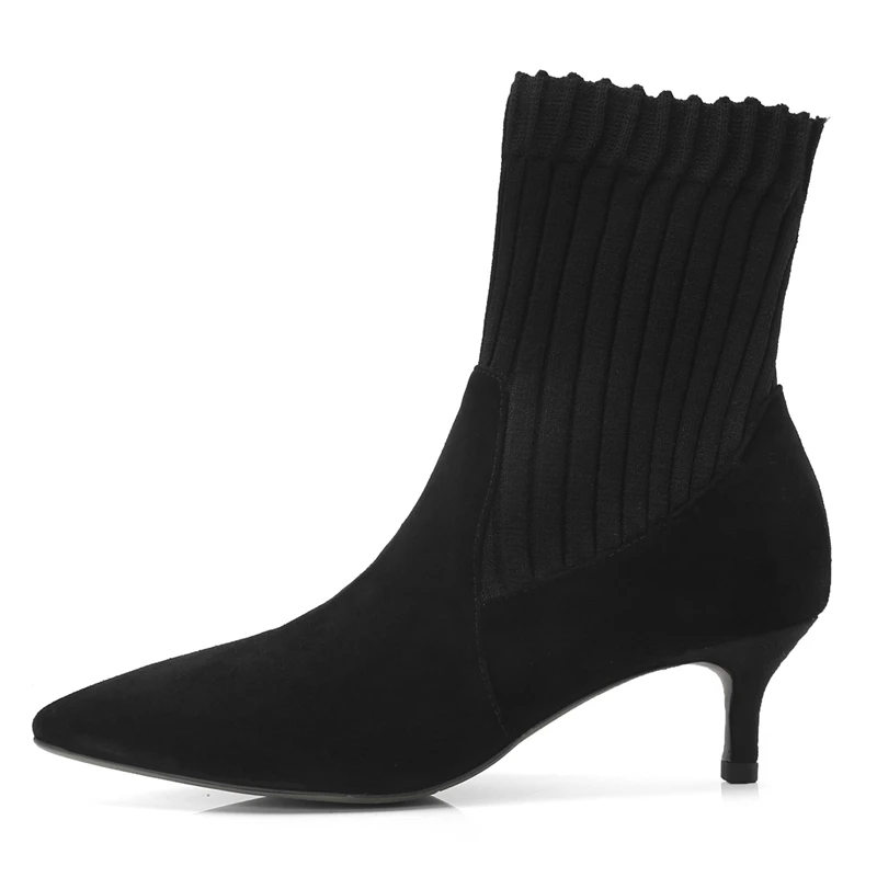 Med Tacones 33 Tobillo Mujer Gran Cr1430 Tamaño Enmayer Botas Otoño De 41 Bolso Para Mujeres Black Invierno Zapatos Punta Delgados AYnOXqw