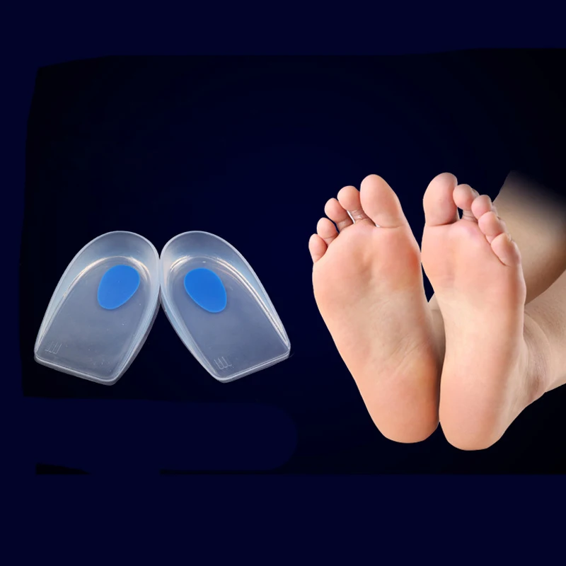 1 пара силиконовые стельки для обуви с защитой от боли в ступнях|health care|insoles spurfoot