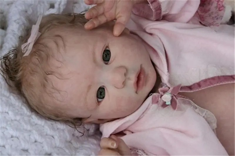 NPK Reborn Baby Mold Reborn Doll наборы полный силикон Неокрашенная кукла части для DIY 22 дюймов мальчик/девочка Reborn кукла игрушки горячий подарок для ребенка