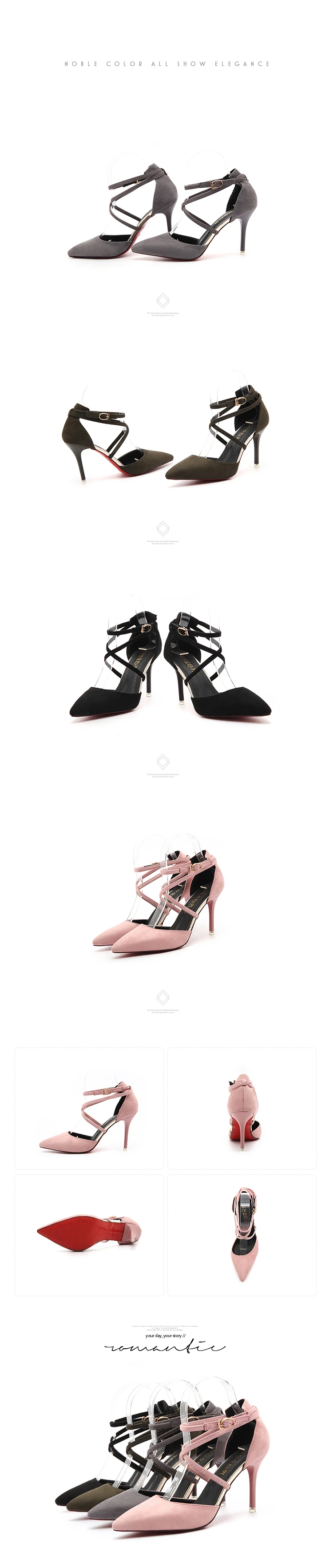 Mazefeng/ г.; модные летние женские туфли на высоком каблуке; пикантные Женские повседневные туфли-лодочки в римском стиле; женские туфли-лодочки с пряжкой на тонком каблуке с перекрестной шнуровкой