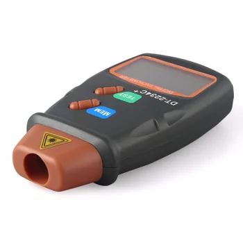 Kebidumei Digital Laser Tachometer Hour Meter Diagnostic tool Non-Contact Motor Lathe Speed Gauge Revolution Spin RPM Meter  1