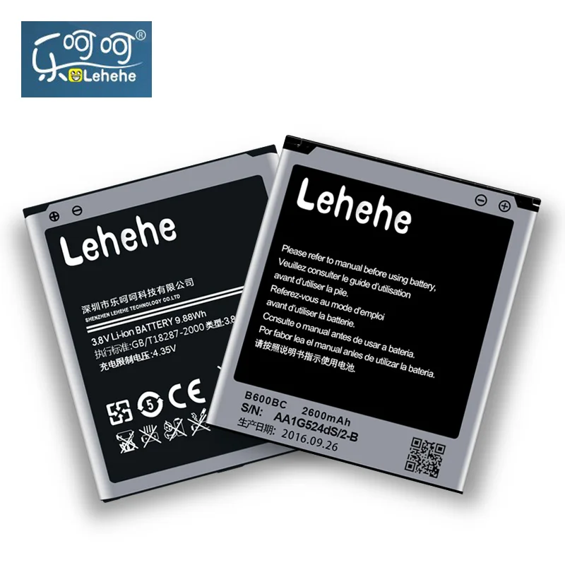 Аккумулятор LEHEHE для Samsung Galaxy S4 I9500 I9502 I9505 I9508 G7105 I9508V I959 2600mAh B600BC|b600bc battery|battery for