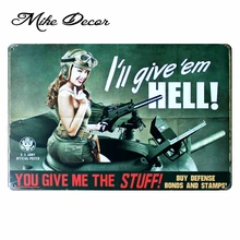 [Mike86] вы даете вещи армии металла плакат подарок паб Wall art Живопись Плакат Бар Декор AA-148 заказ смешивания 20*30 см