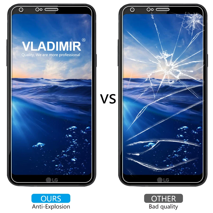 Владимир 9 H 2.5D не полное покрытие закаленное Стекло для LG q6 Экран протектор