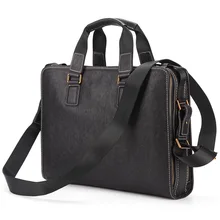 Деловая сумка из натуральной кожи 14 15,4 дюймов, настоящая коровья кожа, сумка-мессенджер для ноутбука 15, мужская кожаная сумка через плечо