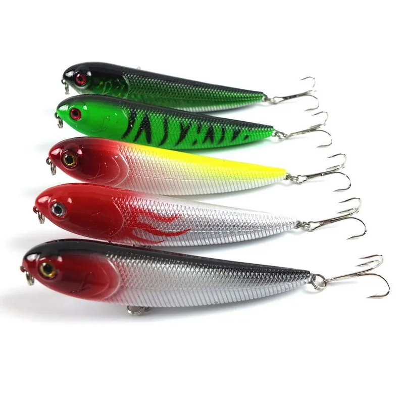 5pcsset 11cm14g Pencil Fishing Lures CrankBait Swimming Bait Bass Tackle 4#Hook Fishing Tackle 5pcsset 11cm14g Pencil Fishing Lures CrankBait Swimming Bait Bass Tackle 4#Hook Fishing Tackle