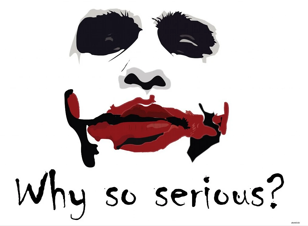 Why So Serious The Dark Knight Joker Best Sale Classical Home Decor Poster  Size (50x75cm) Wall Sticker Free Shipping - Wall Stickers - AliExpress