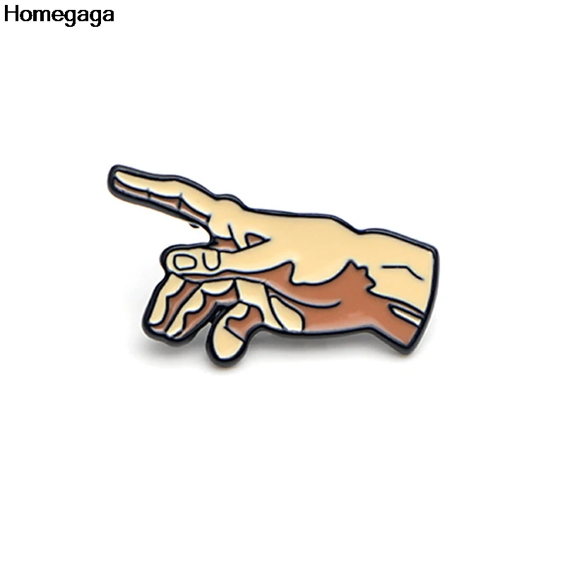 Homegaga 2 шт./компл. создание Adam цинковые Значки para рубашка сумка Одежда Кепка броши