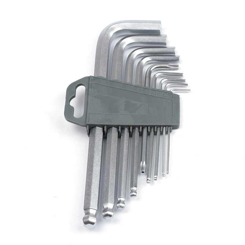 

UpperX 9 Pcs Cycling Bike Hex Wrench Kit Hexagon Combination Hex Key Screwdriver Hand Bicycle Repair Remover Multi Tool Set