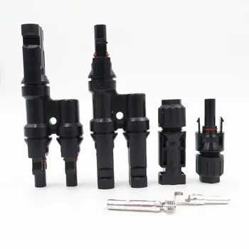 

1Pair X PV connect male + female and 1 paire PV T branch 2 female 1 male + 2 male 1 female