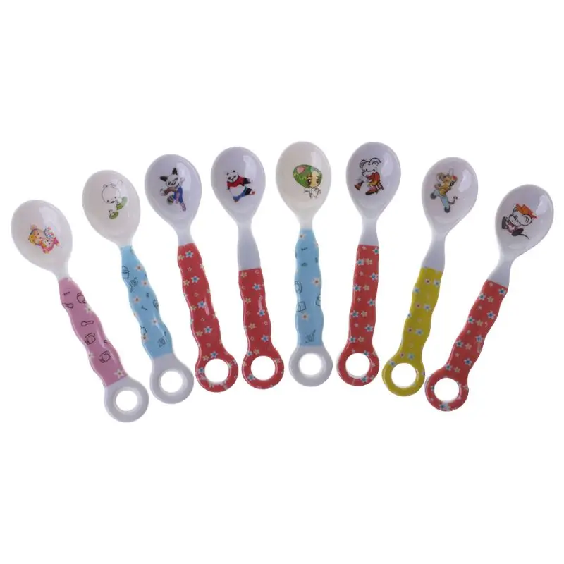 Baby Spoon Newborn Feeding Food Cutlery Spoons Infant Food Grade