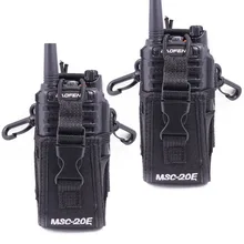 

2PCS ABBREE MSC-20E Nylon Pouch Big Carry Case for BaoFeng UV-5R UV-XR UV-9RPlus YAESU TYT WOUXUN Mototrola Walkie Talkie Radio