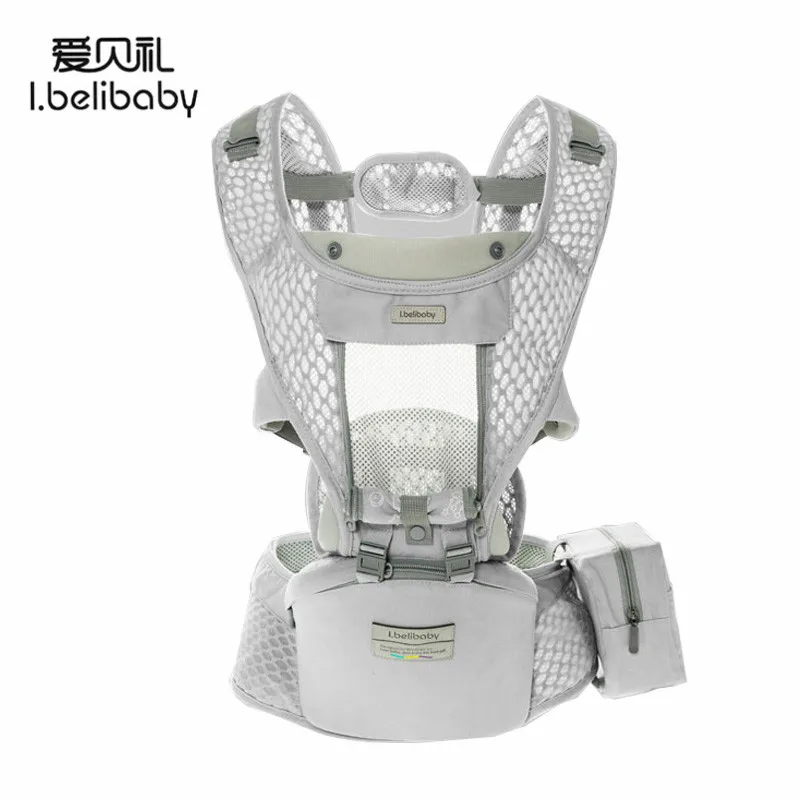 Ibelibaby Детские переноски сумка обертывание новорожденный Хипсит(пояс для ношения ребенка) дышащая передняя сторона ребенка перевозчик мягкий натуральный обертывание стул для малышей
