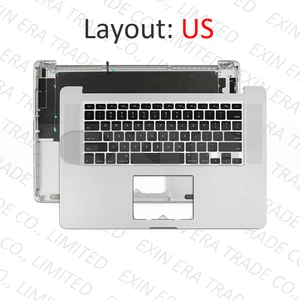 Image 2 - Coque supérieure avec clavier pour Macbook Pro Retina 15" A1398, 2012/2013/2014/2015, versions américaine, anglaise, française, allemande, espagnole et danoise 