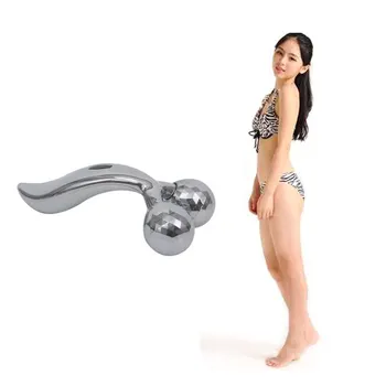 

Portable massage roller home facial massager double ball weak current massager hot