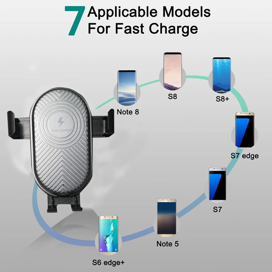Gravity Car Phone Holder For iPhone Xs Max X Samsung S10 S9 Air Vent Mount Mobile Phone Holder For Phone In Car Stand7