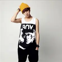 M-4XL новая мужская одежда мода GD волосы стилист хип хоп майки из чистого хлопка костюмы для певцов больших размеров