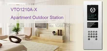 Free Shipping Video Intercom DAHUA Video Door Phone Building intercom Apartment Outdoor Station System Without Logo VTO1210A-X
