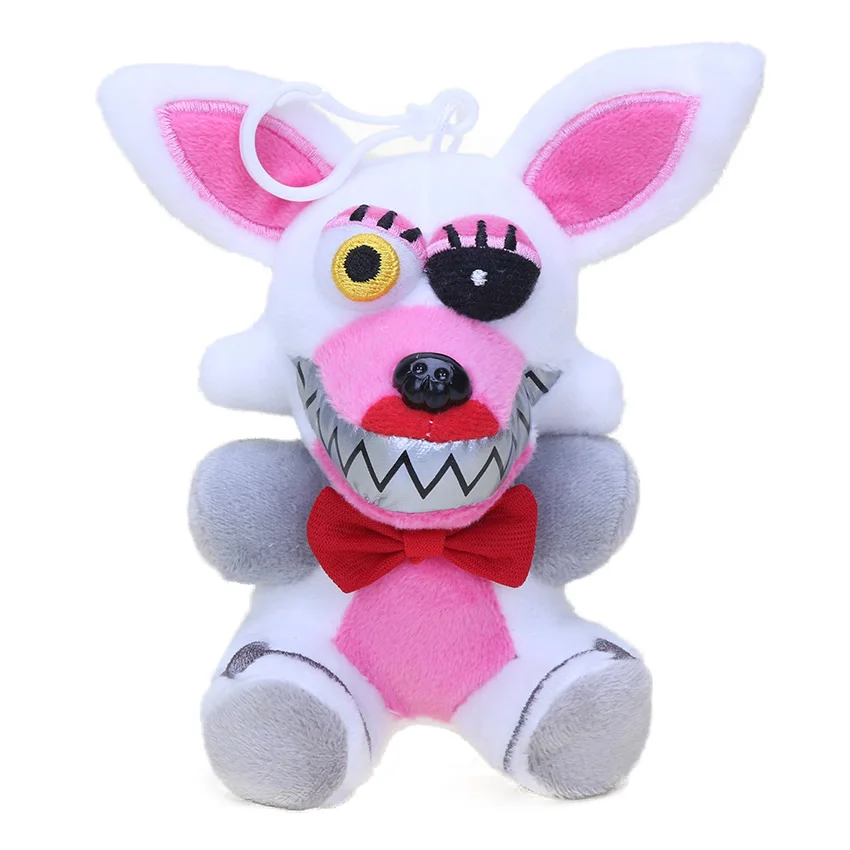 15cm-45cm Plush Toy White Mangle Foxy Toys Nightmare Freddy Fazbear Plush  Keychain Pendant Peluche