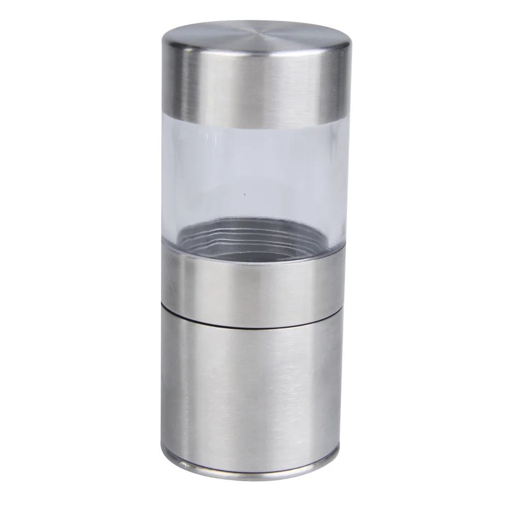 

Simple Stainless Steel Manual Salt Pepper Mill Grinder Kitchen Mill Muller Kitchen Tool Spice Sauce Grinder kitchen accessories