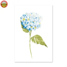 Цифровая живопись маслом маленькая вышивка для светло-голубого украшения