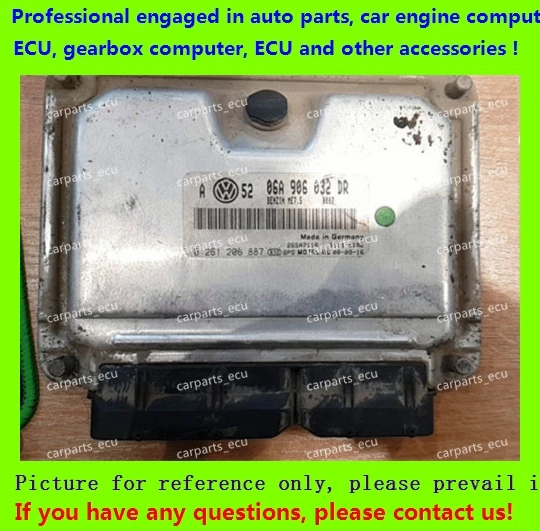 

For car engine computer board/VW Bora ECU/Electronic Control Unit/06A906032DL 0261206890/06A906032DR 0261206887/06A 906 032 DR