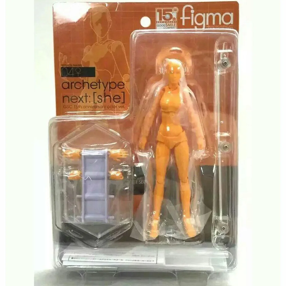 14 см Figma BODY KUN / CHAN серый оранжевый желтый ПВХ фигурка модель игрушки|Игровые