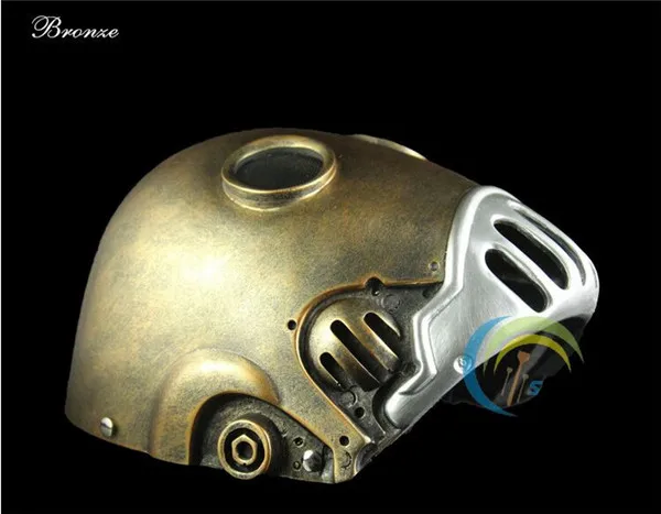 Hellboy Clockwork Man Masks - Bronze 2