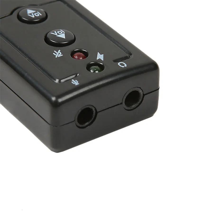 Внешняя мини звуковая карта USB 2 0 7 1 каналов 3D виртуальный 12 Мбит/с аудио микрофон
