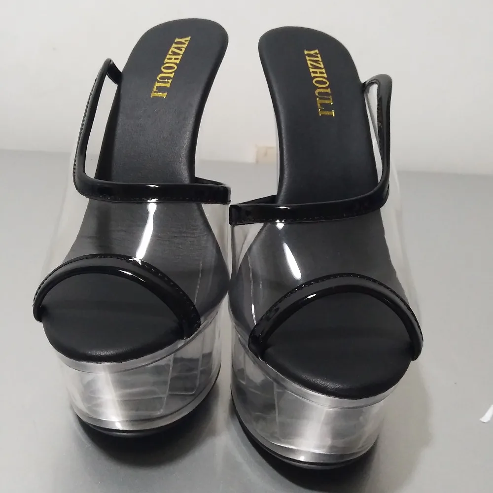 15 CM High Heels Slippers Club Night Shoes Sexy Pole Dancing Shoes Platform Women's Shoes Dance Shoes