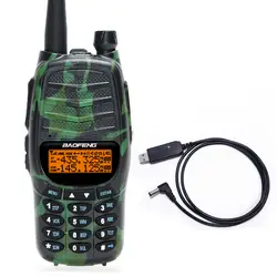 Baofeng UV-X9 мощный портативной рации Тройной 8 Вт/4 Вт/1 Вт PTT VHF/UHF Dual Band 10 км Long Range Портативный радио + USB Зарядное устройство кабель