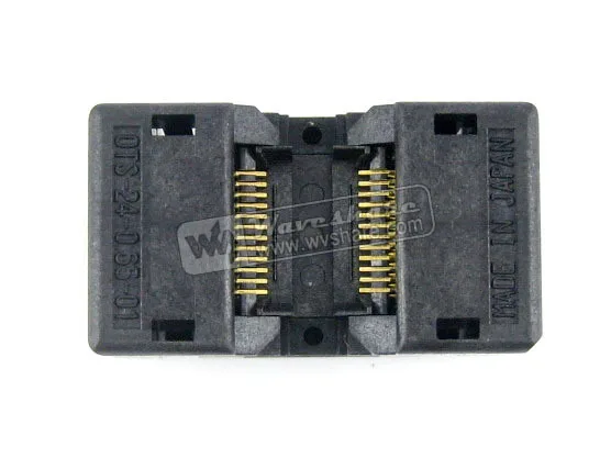 SSOP24 TSSOP24 OTS-24-0.65-01 Enplas IC Test Burn-in Socket Programming Adapter 0.65mm Pitch 4.4mm Width ssop24 tssop24 fp 24 0 65 01a enplas ic test burn in socket programming adapter 5 6mm width 0 65mm pitch
