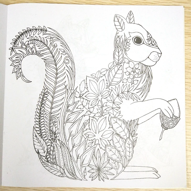 24 Page coloring book Enchanted Forest kids books Antistress Adult Coloring Books For adults Livre drawing/Art/colouring Book 24 Page coloring book Enchanted Forest kids books Antistress Adult Coloring Books For adults Livre drawing/Art/colouring Book