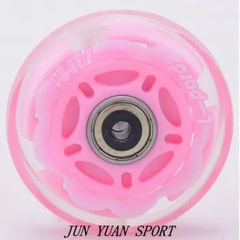 

Pink,64MM70MM72MM 76MM 82A of HV Seba PU Skates flash Wheel,skate board/ skate wheels/flashing roller,4pcs/lot,Free shipping