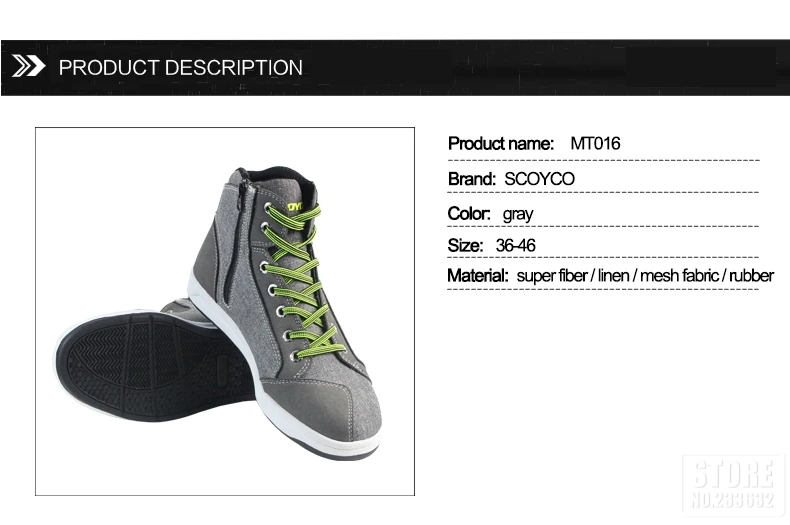 SCOYCO ботинки в байкерском стиле; Мужская Уличная Повседневная обувь; ботинки для мотокросса из дышащего материала и микрофибры