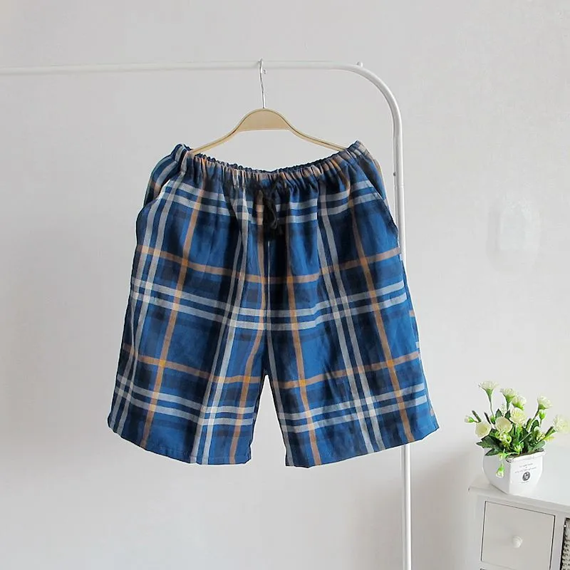 Pajamas Layer Shorts Cotton Lounge Double 5 Pajamas Layer Shorts Cotton Lounge Double 5