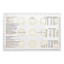 Силиконовый не-противоскользящий коврик с функцией измерения, экологически чистый и Прочный паста Pad Кухня