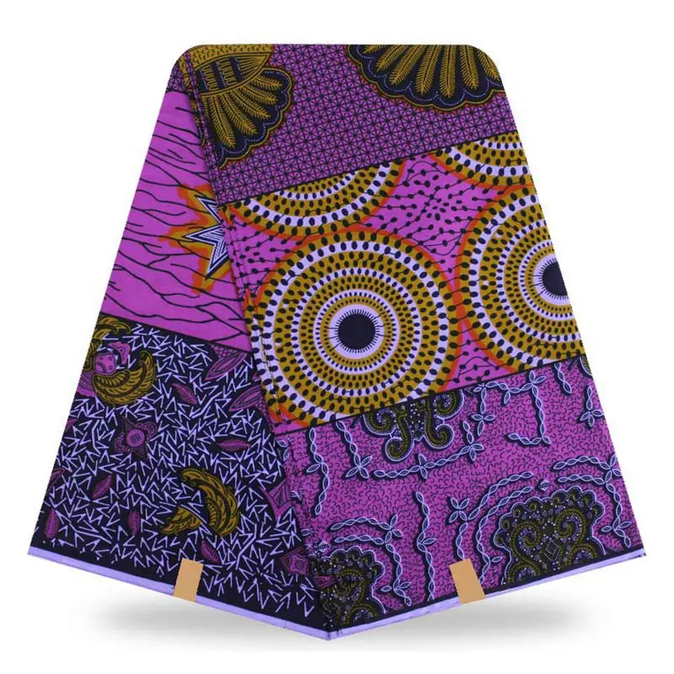 Wholesale Ghana Real Wax Print Mitex Print Fabric For Weston African