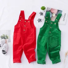 Новинка года, весенний вельветовый комбинезон для мальчиков и девочек, 1 предмет, рост 75-95 см, комбинезон для маленьких мальчиков и девочек, детский весенне-осенний комбинезон