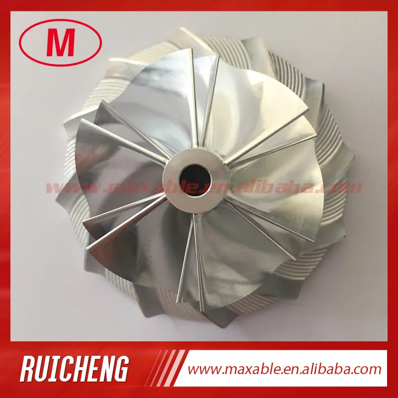 

TD04HL 44.00/61.01mm 6+6 blades turbocharger billet/milling/aluminum 2618 compressor wheel