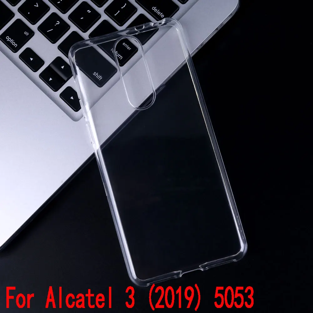Для Alcatel 3 5053D 5053Y 5053 D 5,9" прозрачный чехол TPU силиконовый мягкий чехол для Alcatel 3L Fundas Coque