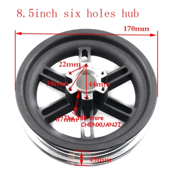 

Lightning shipment 8.5 inch Six holes Xiaomi Mijia M365 Scooter wheel rim Xiaomi Electric Skate Board wheel hub