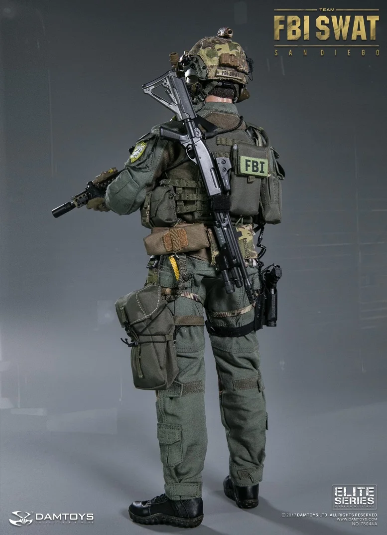 Плотина игрушки 78044A элитная Серия США FBI SWAT команда агент Сан DIEGO 1/6 фигурка|1/6