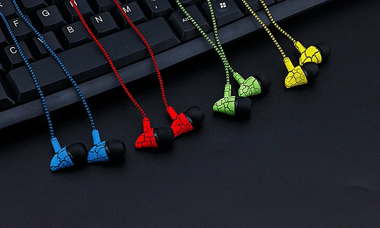 2019 new He Noise Isolating in ear Earphone Headset with Mic for Mobile font b phone