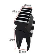 Тактический однотрубный Пикатинни адаптер для 20 мм рейка для стрельбы аксессуары для охоты