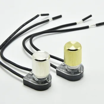 

3A Lamp rotary switch ceiling light switch wall lamp switch lamp knob switch 2 wire single control 3PCS/Lot free shipping