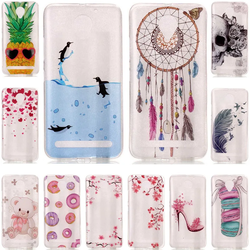 

2Pcs Lenovo Vibe C2 Power Case Cartoon Anime Soft Silicone TPU Skin Back Cover Phnone Case for Lenovo Vibe C2 Power K10A40 Cover