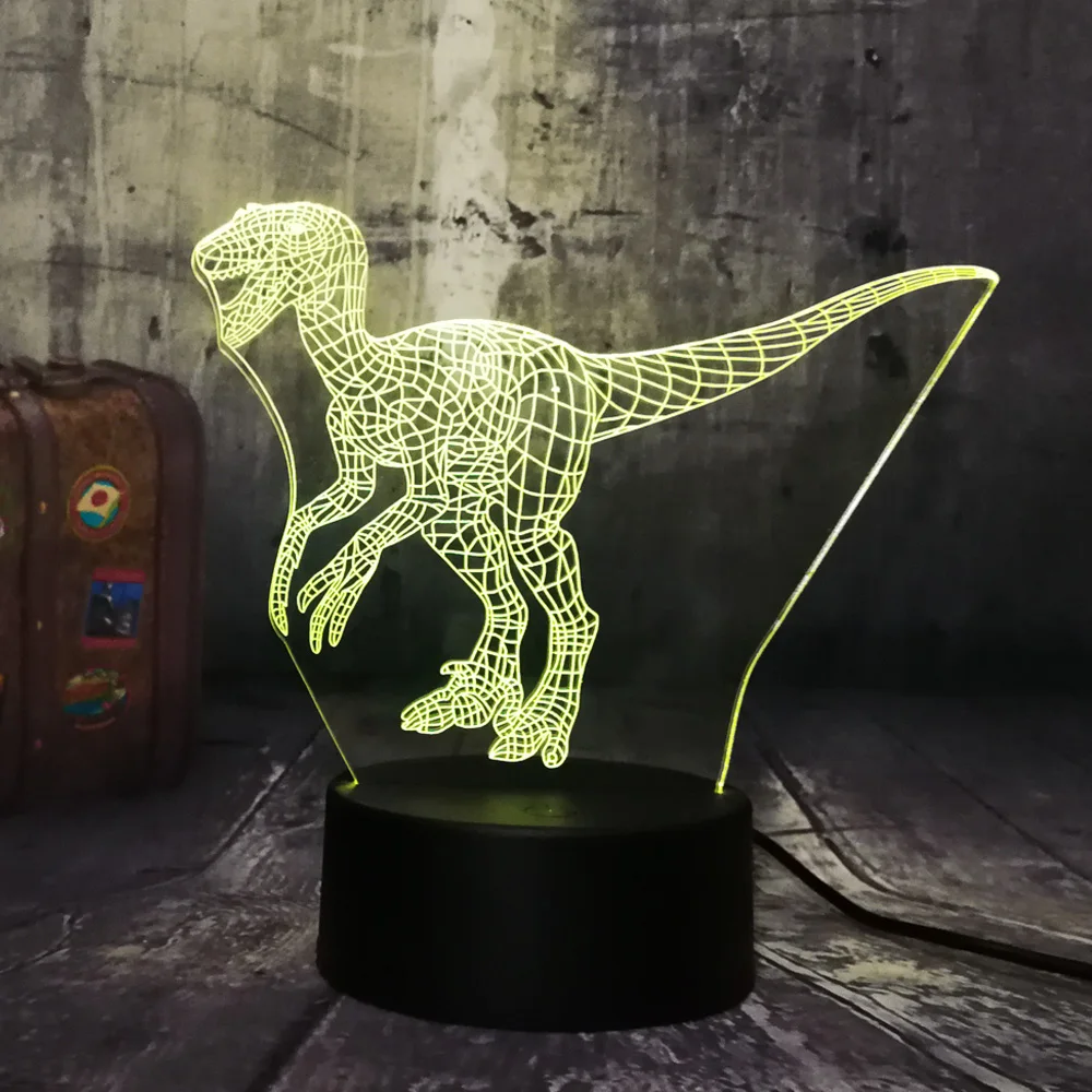Новый мир Юрского периода динозавр велоцираптор интеллектуальный синий 3D
