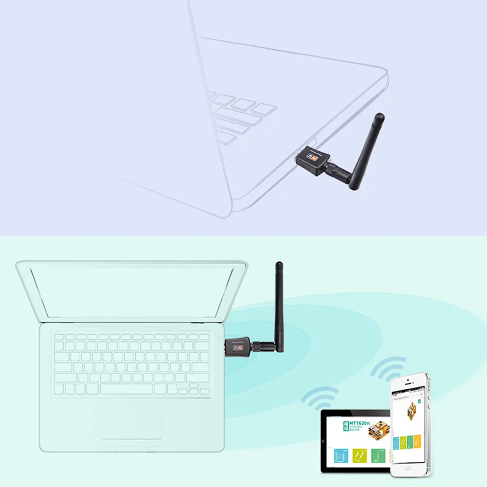 5 ГГц USB Wifi адаптер 600 Мбит Беспроводной ЛВС USB PC Wi-Fi антенны Поддержка окна Linx2.6X Mac OS 802.11AC сетевая карта с интерфейсом USB